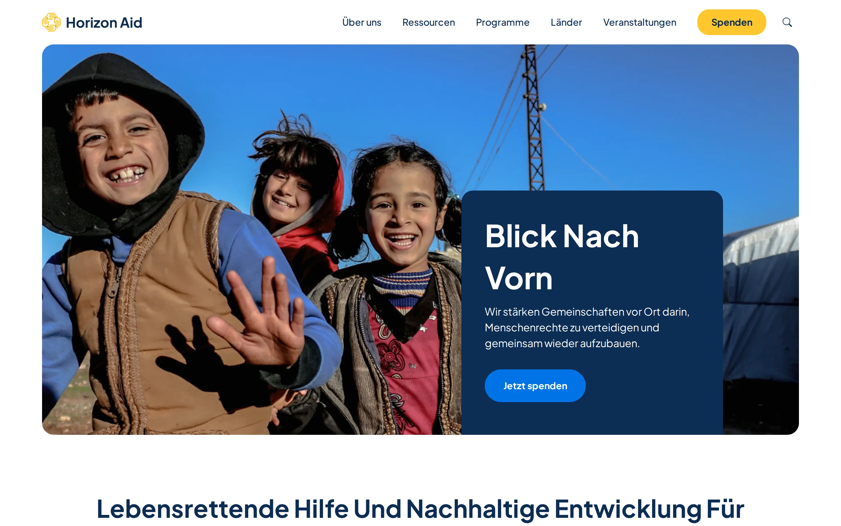 Horizon Aid in German