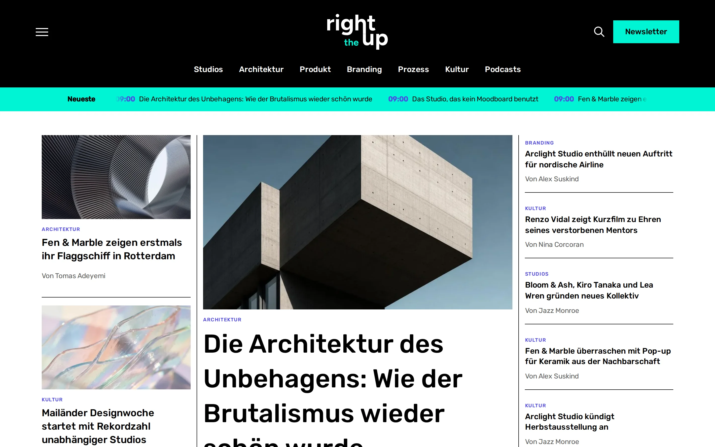 The Rightup in German
